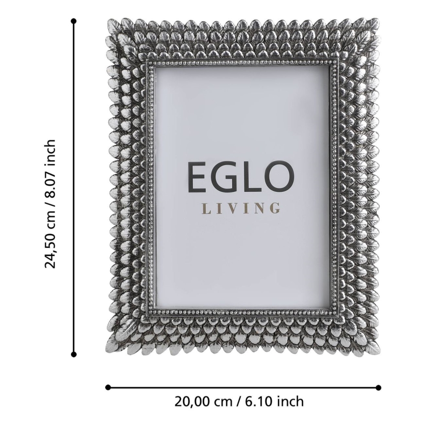 Eglo - Billedramme 13x18 cm sølvfarvet