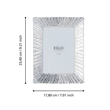Eglo 423221 - Fotoramme BUGRINO 13x18 cm sølv