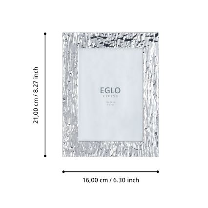 Eglo 423222 - Fotoramme BUGRINO 13x18 cm, sølv