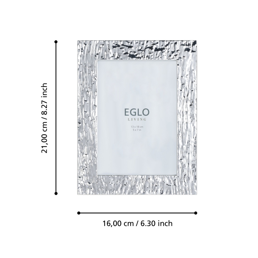Eglo 423222 - Fotoramme BUGRINO 13x18 cm, sølv