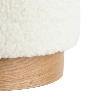 Eglo - SÆT 2x Taburet diameter 30,5/37 cm hvid