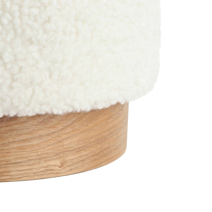 Eglo - SÆT 2x Taburet diameter 30,5/37 cm hvid