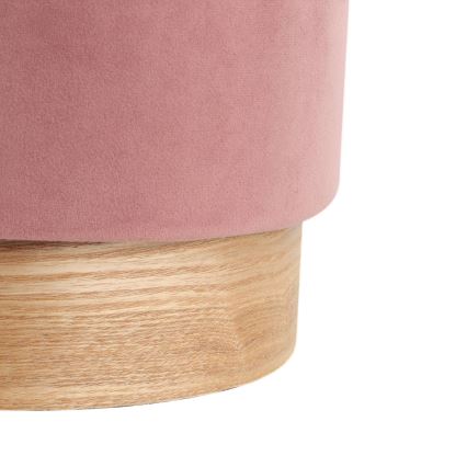 Eglo - SÆT 2x Taburet diameter 30,5/37 cm lyserød
