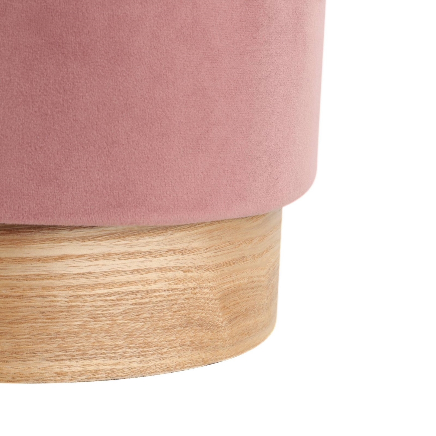 Eglo - SÆT 2x Taburet diameter 30,5/37 cm lyserød