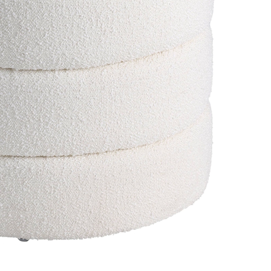 Eglo - SÆT 2x Taburet diameter 33,5/40 cm hvid