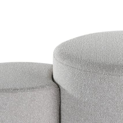 Eglo - SÆT 2x Taburet diameter 45,5/70 cm grå