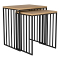 Eglo 424143 - Sæt med 2 sideborde TOZAWA brun/sort