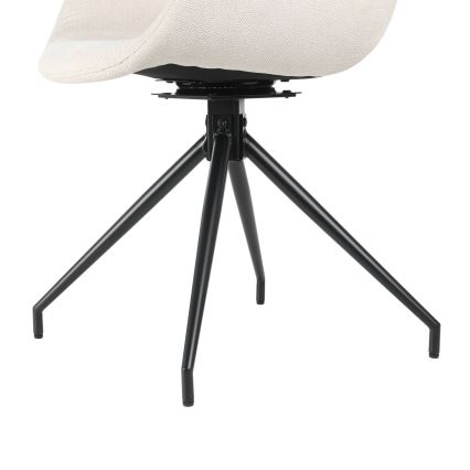 Eglo - Spisebordsstol 82x58 cm cremefarvet/sort