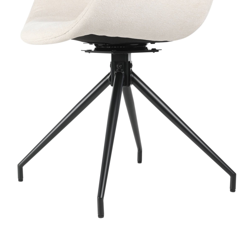 Eglo - Spisebordsstol 82x58 cm cremefarvet/sort