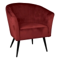 Eglo 424948 - Lænestol AMPAHA 78x70 cm rød