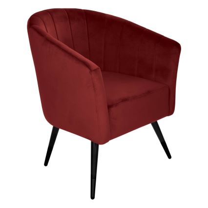 Eglo 424948 - Lænestol AMPAHA 78x70 cm rød