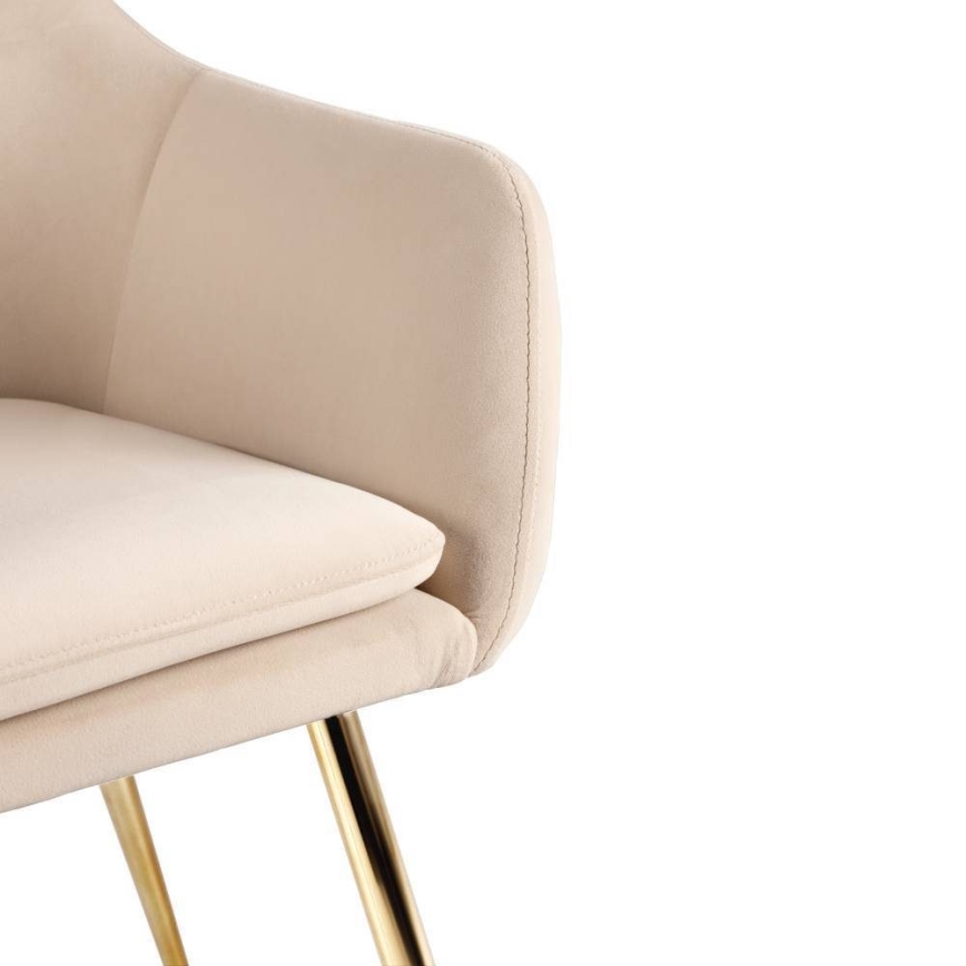 Eglo 424949 - Spisestol APALIT 87,5x57,5 cm creme/guld