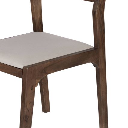 Eglo - Spisestol 84x55 cm brun/cremefarvet