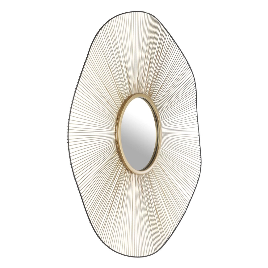 Eglo - Vægspejl diameter 76 cm guldfarvet/sort