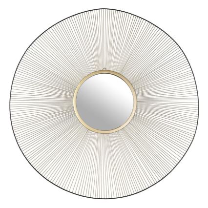 Eglo - Vægspejl diameter 76 cm guldfarvet/sort