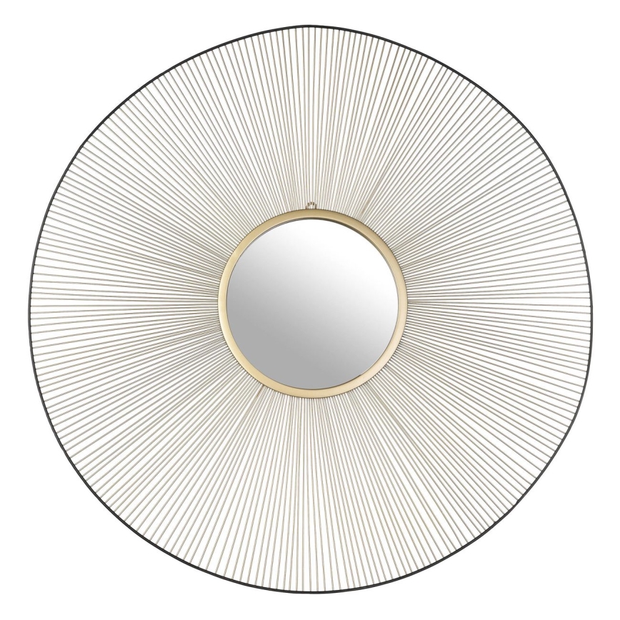Eglo - Vægspejl diameter 76 cm guldfarvet/sort