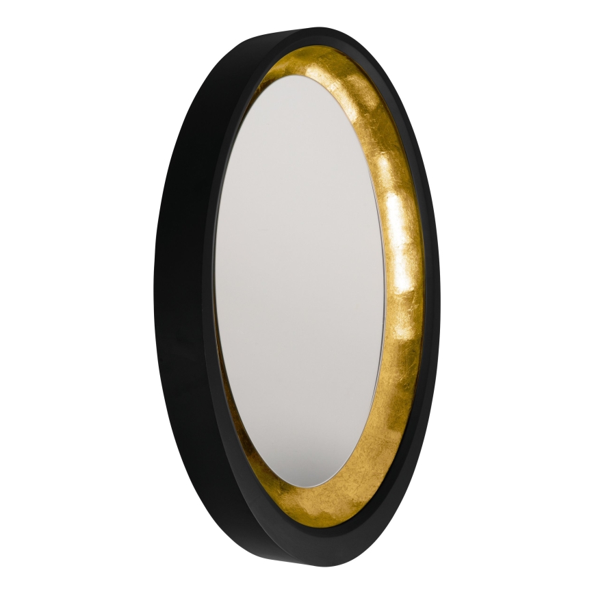 Eglo 425061 - Vægspejl BONTANG 80x60 cm sort/guld