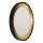 Eglo 425062 - Vægspejl BONTANG Ø 90 cm sort/guld