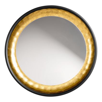 Eglo 425062 - Vægspejl BONTANG Ø 90 cm sort/guld