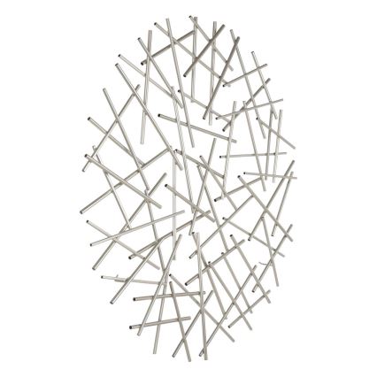 Eglo -  Vægdekoration diameter 81 cm mat krom