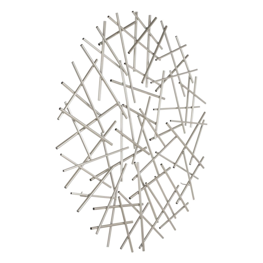 Eglo -  Vægdekoration diameter 81 cm mat krom