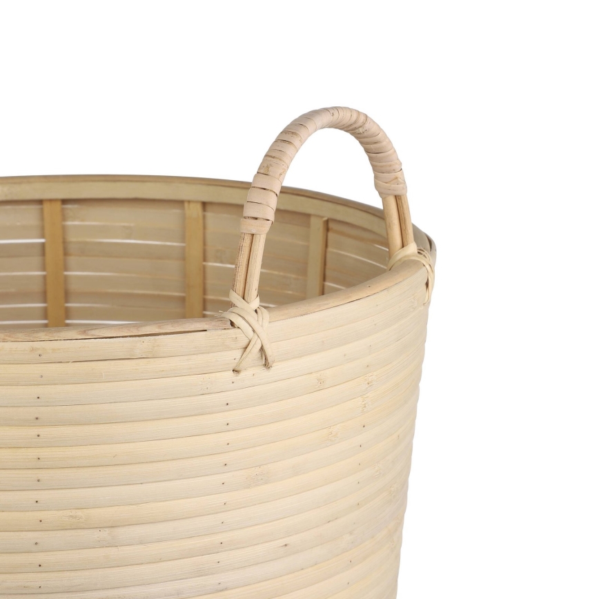 Eglo - Dekorativ kurv 41x36 cm beige