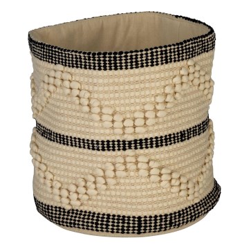 Eglo 426518 - Dekorativ kurv TOYAMA 25x25 cm beige/sort
