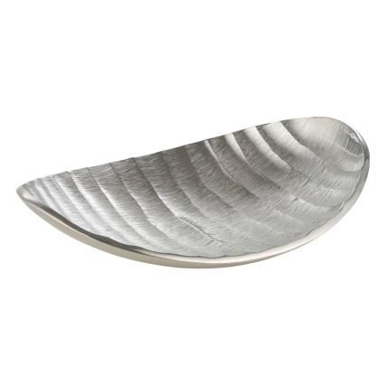 Eglo - Dekorativ bakke 18,5x26 cm sølvfarvet