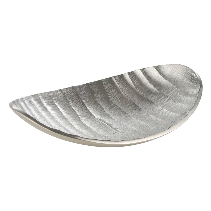 Eglo - Dekorativ bakke 18,5x26 cm sølvfarvet
