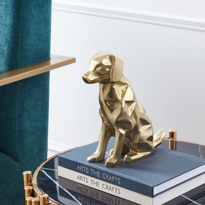 Eglo 427015 - Metaldekoration NOLALU 24,5x20 cm hund/guldfarvet