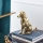 Eglo 427015 - Metaldekoration NOLALU 24,5x20 cm hund/guldfarvet