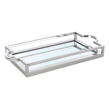 Eglo - Dekorativ bakke 23x45 cm skinnende krom