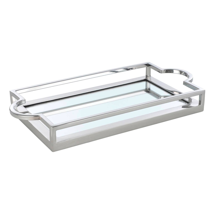 Eglo - Dekorativ bakke 23x45 cm skinnende krom