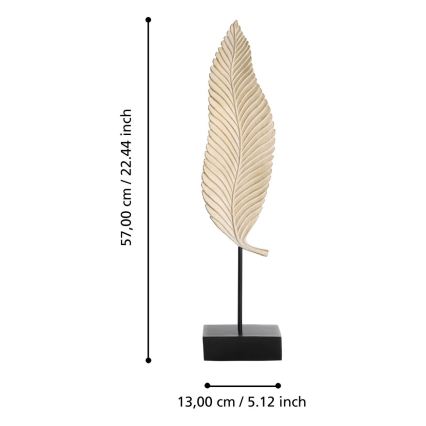 Eglo 427076 - Dekoration GIFU 57x13 cm guld/sort