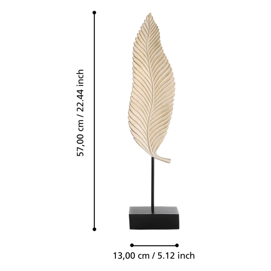 Eglo 427076 - Dekoration GIFU 57x13 cm guld/sort