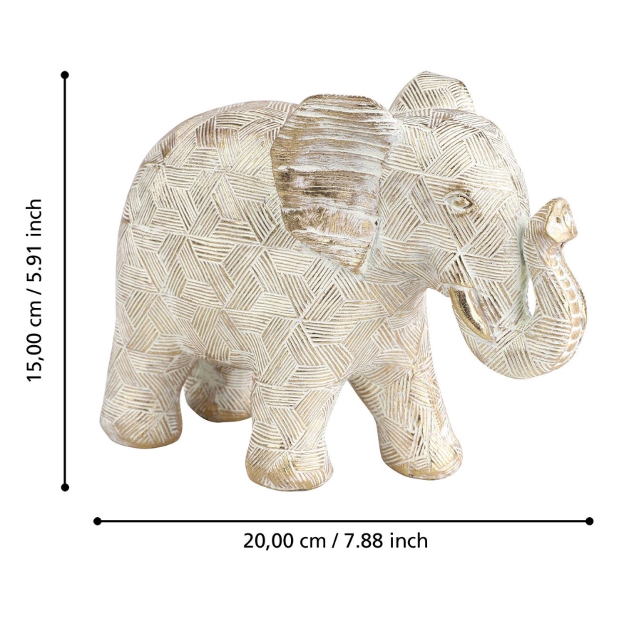 Eglo - Dekoration 15x20 cm elefant/resin