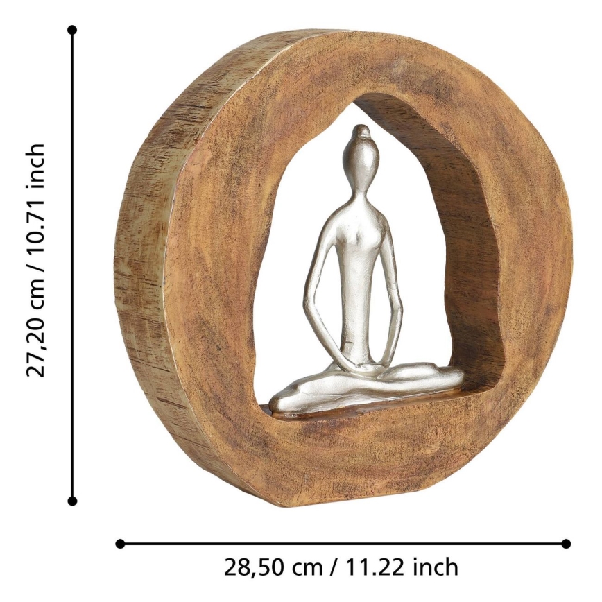 Eglo - Dekoration 27,2x28,5 cm træ/resin