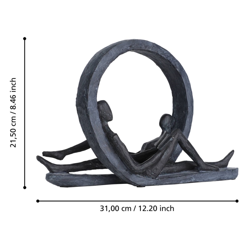 Eglo - Metaldekoration 21,5x31 cm resin
