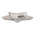 Eglo 427425 - Dekorativ bakke AMBOLOSY 30x32 cm sølvfarvet