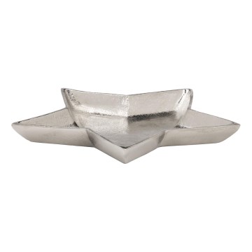 Eglo 427425 - Dekorativ bakke AMBOLOSY 30x32 cm sølvfarvet
