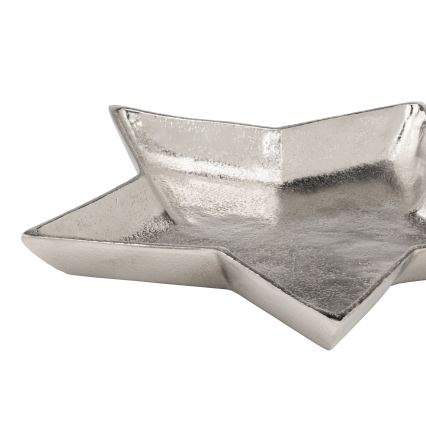 Eglo 427425 - Dekorativ bakke AMBOLOSY 30x32 cm sølvfarvet
