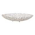 Eglo 427488 - Dekorativ skål KIMITSU Ø 45 cm, sølv