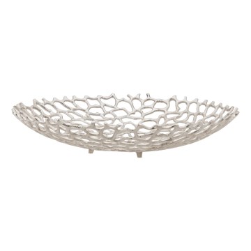 Eglo 427488 - Dekorativ skål KIMITSU Ø 45 cm, sølv