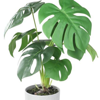 Eglo - Kunstig plante i blomsterpotte 42x30 cm monstera