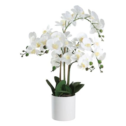 Eglo - Kunstig plante i blomsterpotte 65x50 cm orkidé