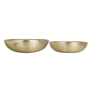 Eglo 428062 - Sæt med 2 dekorationsskåle OKAYAMA, Ø 84 cm, guld