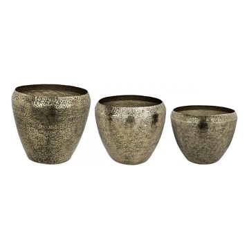 Eglo 428092 - Sæt med 3 metalvaser OKAYAMA 37x48 cm bronzefarvet