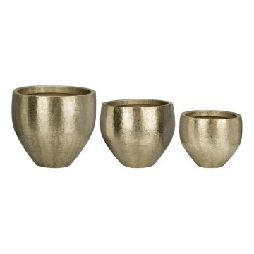 Eglo 428094 - Sæt med 3 metalvaser OKAYAMA 92x86 cm, guld