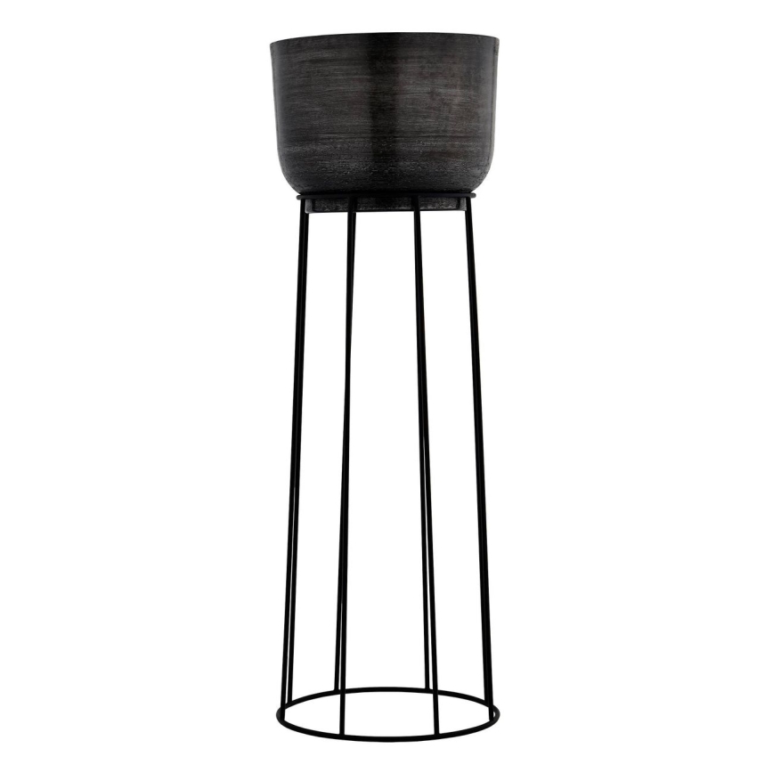 Eglo - SÆT 3x Blomsterkrukke metal sort