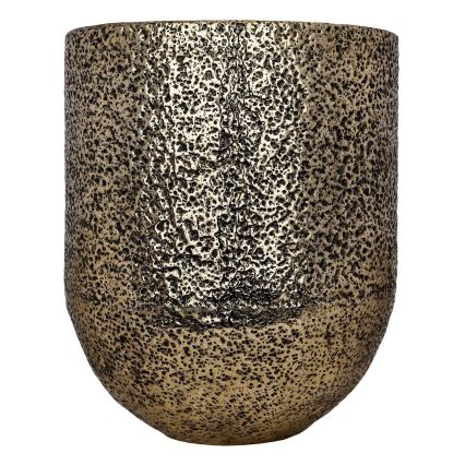 Eglo - Sæt med 3 metal plantekrukker, 50 x 42 cm, guld